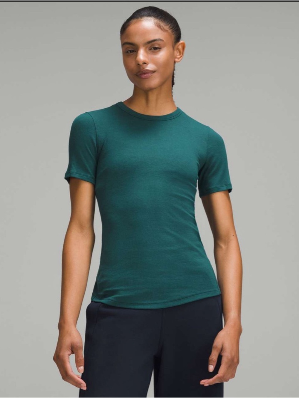 lululemon athletica Hold Tight Short Sleeve Top Storm Teal